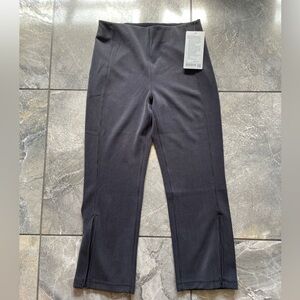 Lululemon NWT Dark Purple Ribbed High-Waisted Leggings